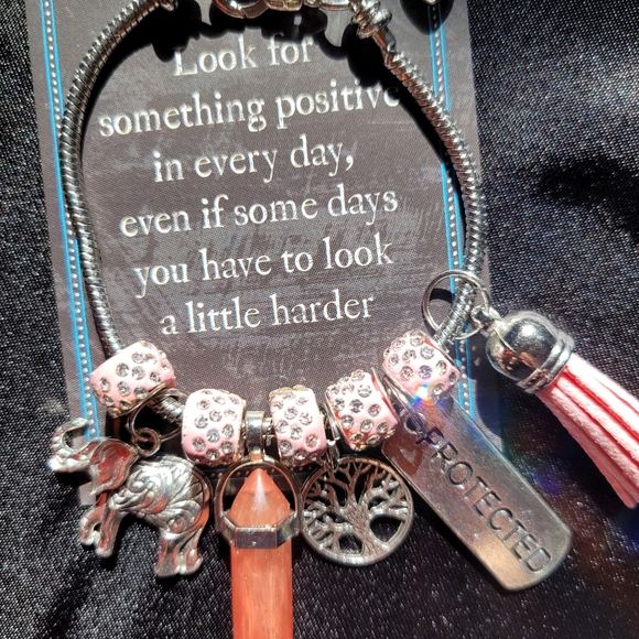 2 for 40 Bullet Pendant charm bracelet - Picture 2 of 6